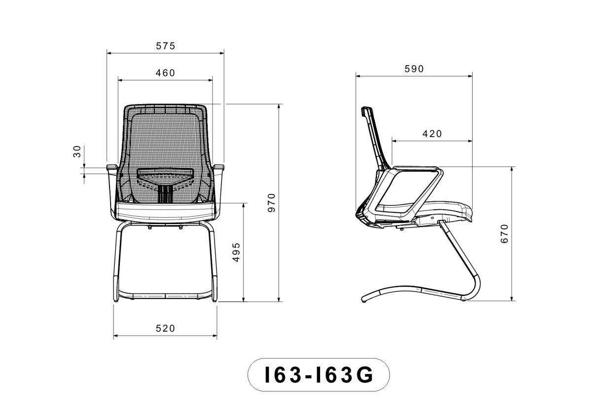 صندلی کارمندی لیو مدل I62kp